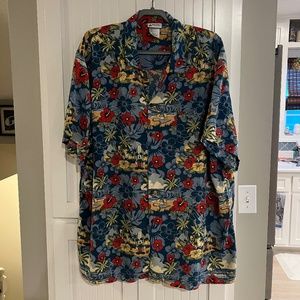 Disney Parks Rayon Aloha Shirt XXXL (3XL)